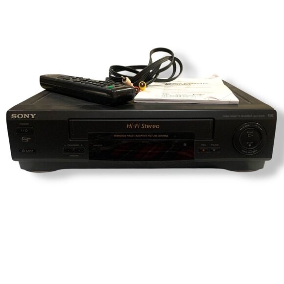 Sony VCR Recorder SLV-679HF With Remote Cords & Operating Manual VCR PLUS-TESTED - Picture 3 of 7